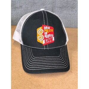 The Price Is Right Live Trucker Hat Black White Mesh Embroidered Logo Cap OSFA
